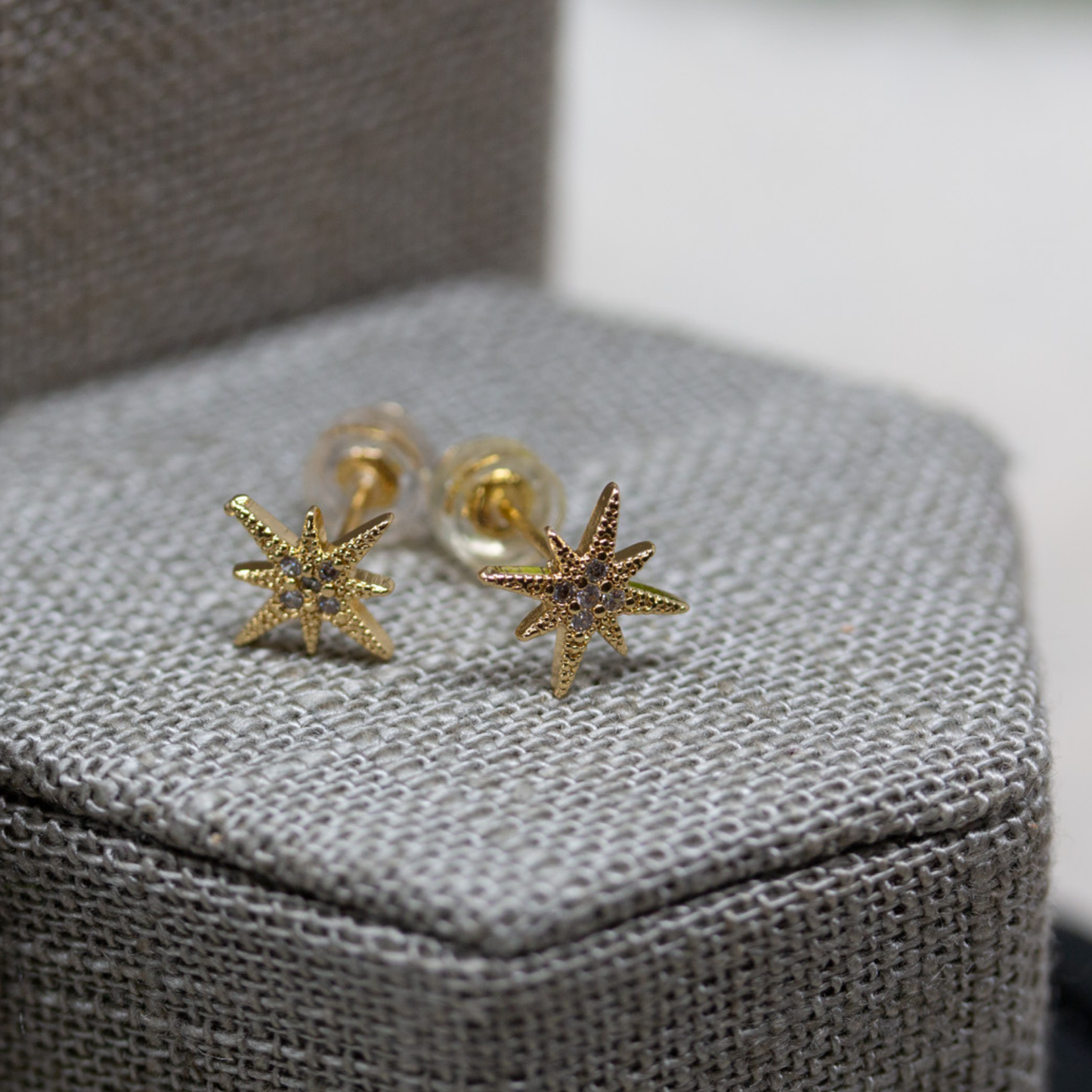 Heaven Inspired Stud Earrings | Gold