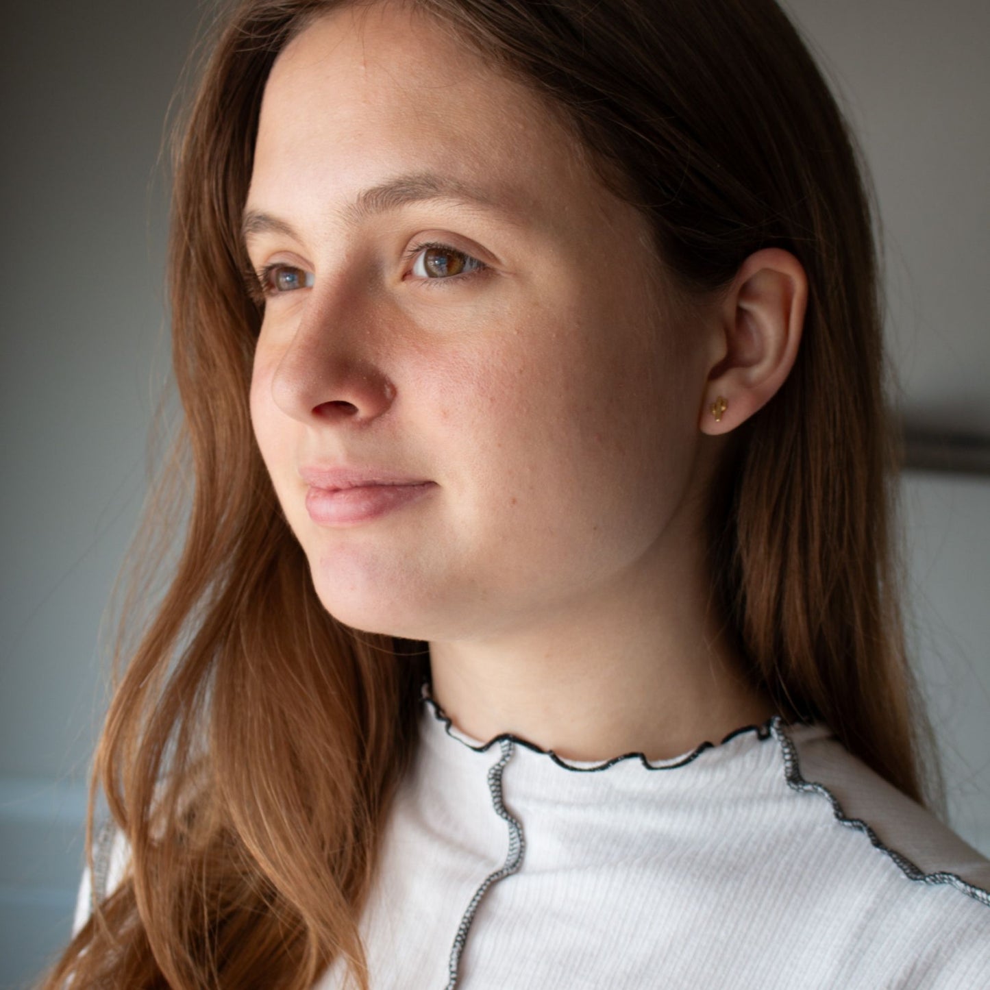 Heaven Inspired Stud Earrings | Gold