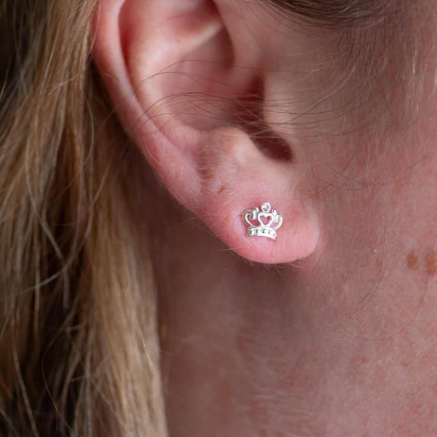 Heaven Inspired Stud Earrings | Sterling Silver