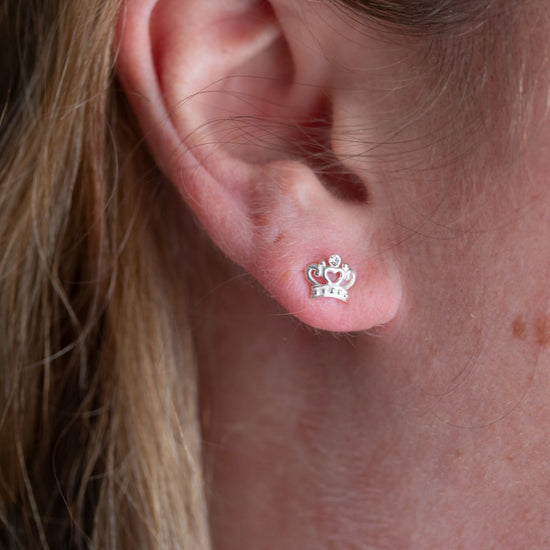 Heaven Inspired Stud Earrings | Sterling Silver