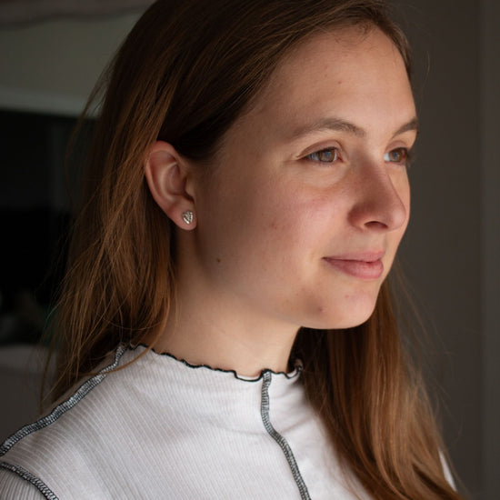 Heaven Inspired Stud Earrings | Sterling Silver