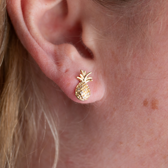 Heaven Inspired Stud Earrings | Gold