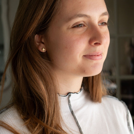 Heaven Inspired Stud Earrings | Sterling Silver