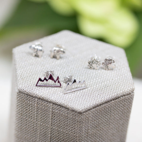 Heaven Inspired Stud Earrings | Sterling Silver