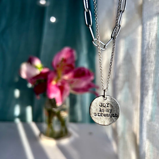 Joy Is My Strength Layered Necklace