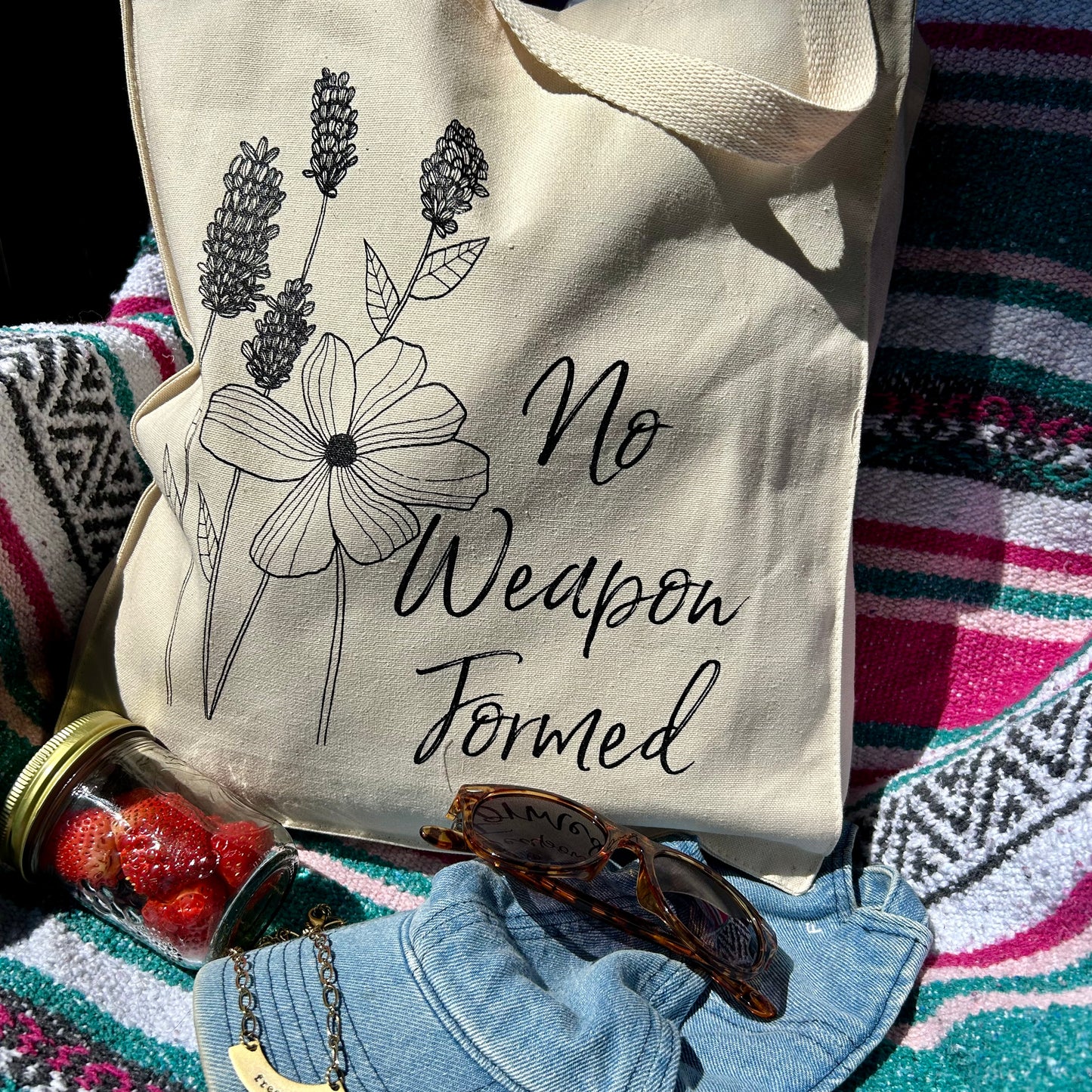 Heaven Inspired Canvas Tote