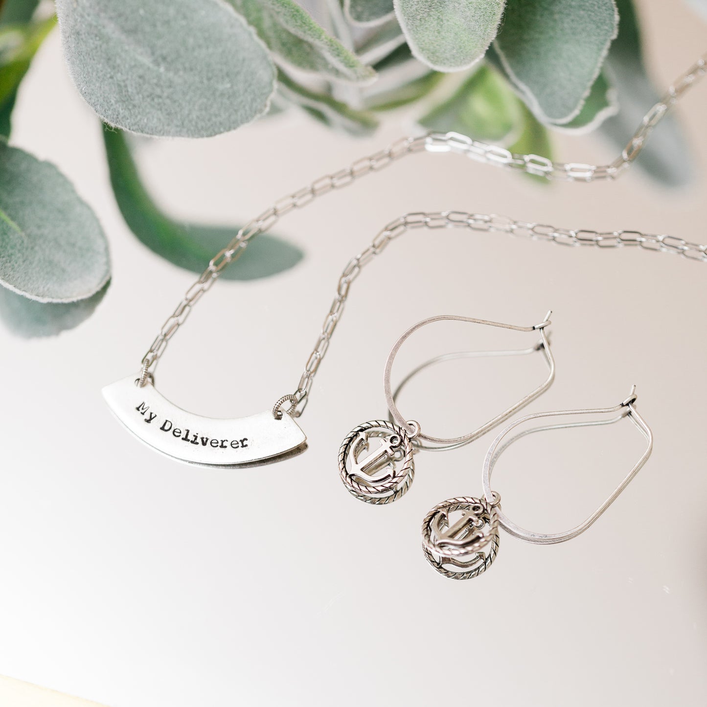 "Deliverer of Hope" Necklace & Earrings