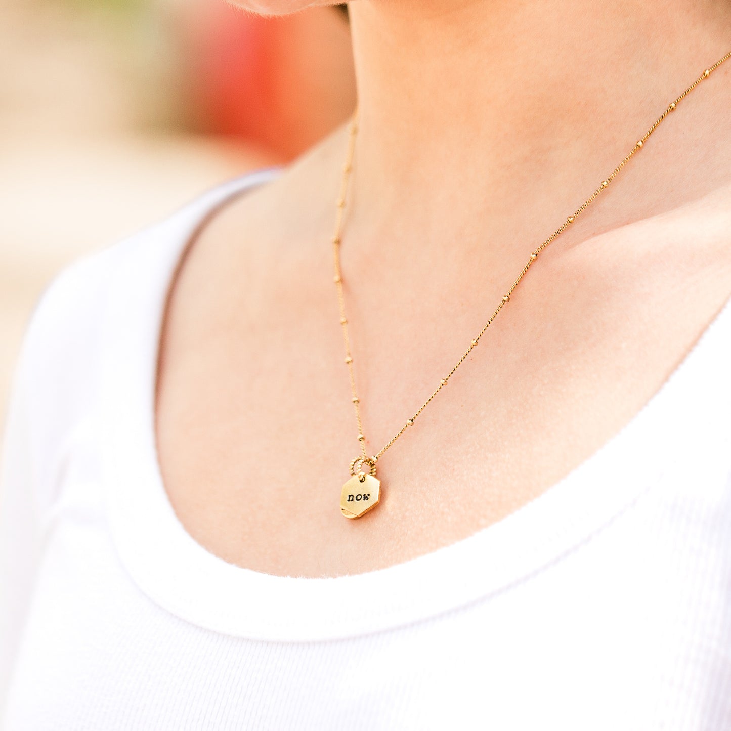 “The Time Is Now“ Necklace