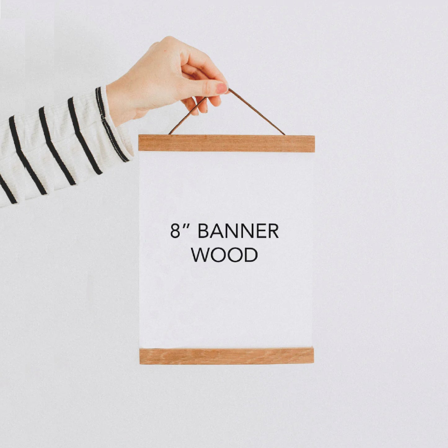 Magnetic Banner Wood Frame