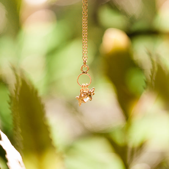 Load image into Gallery viewer, Heaven Inspired Dainty Mizpah Necklace
