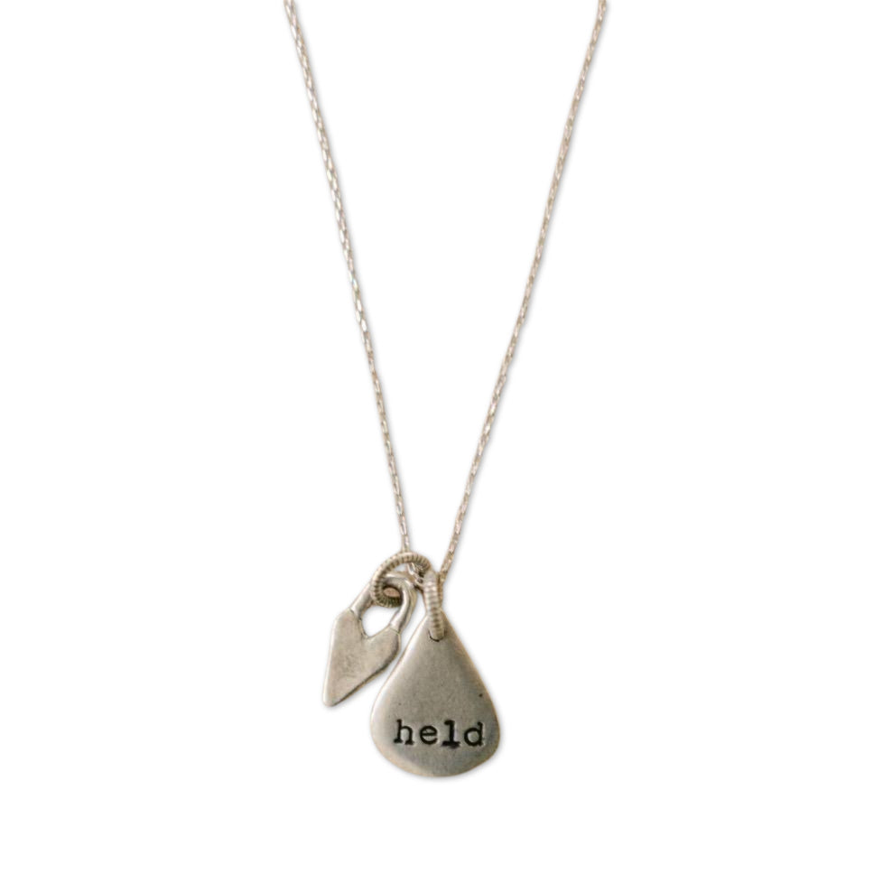 Heaven Inspired Soco Necklace - Silver