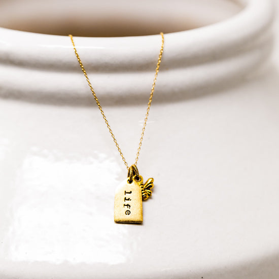 Heaven Inspired Soco Necklace - Gold